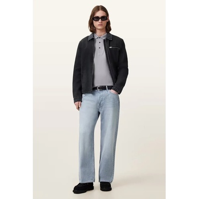 AllSaints Памучна тениска с яка AllSaints REFORM (2 броя) (M076PB)