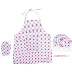 Bigjigs Toys Готварски комплект с престилка на точки (BJ633)