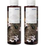 KORRES Промо Душ гел с кремообразна пяна. Жасмин 1+1 , Korres Jasmine Renewing Body Cleanser 2x250ml