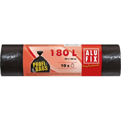 ALUFIX Pytle na odpad Profi LDPE 150L 10ks 40µm černé