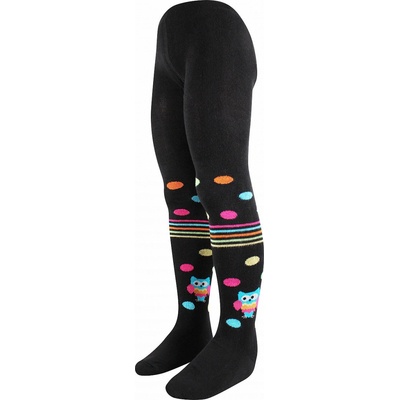 dívčí punčocháče Sovička černá