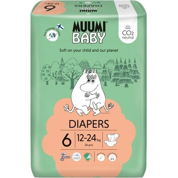Muumi Baby Junior S6 12-24 kg 36 ks