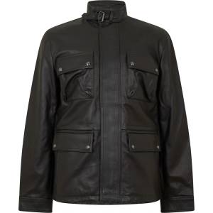 Belstaff Яке Belstaff Men's Grant Leather Jacket - Black