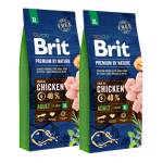 Brit Premium By Nature Adult XL 2x15кг