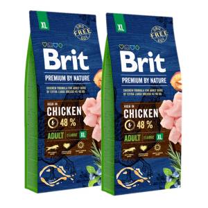 Brit Premium By Nature Adult XL 2x15кг