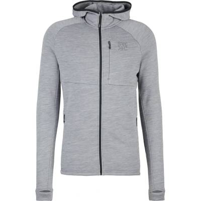 Stoic Мъжко вълнено яке Stoic MerinoFleece240 StorforsSt. Zip Hoody Merino hoodie - Light Grey / Melange - размер 4XL (005-6555-0317)