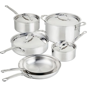 Hestan Culinary Комплект кухненски съдове PROBOND LUXE, комплект от 6 бр. , неръждаема стомана, Hestan (HEST31768)
