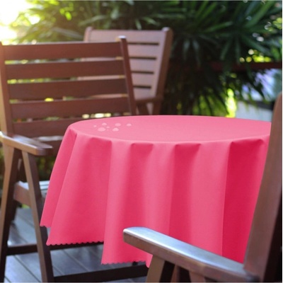 Mondo Obrus okrúhly záhradný vodeodolný Ø 150cm fuchsia Ružová Kruh Ø 150cm