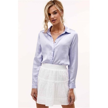 Madmext Дамска сатенена риза mg1103 - Лилава #305936 (305936_Виолетово)