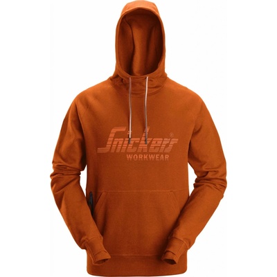 Snickers Workwear mikina s kapucí Bright oranžová