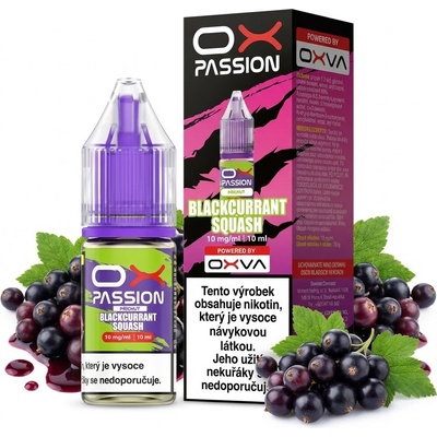 Oxva Ox Passion Salts Blackcurrant Squash 10 ml 10 mg