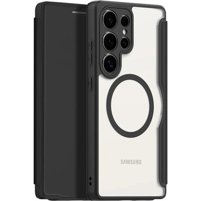 Dux Ducis Samsung S25 Ultra DUX DUCIS SKIN X PRO калъф с кожен ефект FLIP, MagSafe, BLACK GP-164926 (GP-164926)