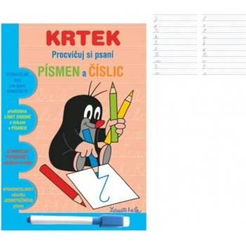 Krtek Procvičuj si psaní písmen a číslic 1