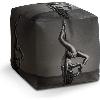Sablio Taburet Cube Pole dancer: 40x40x40 cm