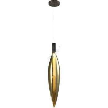 Candellux Пендант на кабел NORDIC 1xG9/5W/230V черно/златно (CA1215)