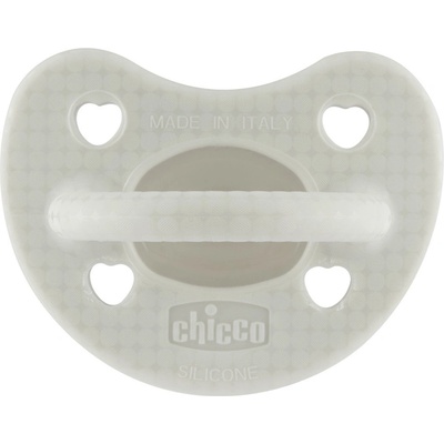 Chicco dětský silikon dudlík physio luxe šedá
