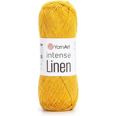 YarnArt Příze Intense Linen 4117 hořčicově žlutá