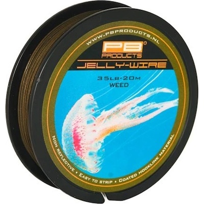 PB Products JELLY WIRE Hook Link 25lb 20m weed