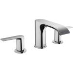Hansgrohe Vivenis - Смесител за умивалник със сифон, монтаж с 3 отвора, EcoSmart, хром 75033000 (75033000)