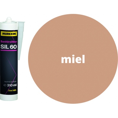 Murexin SIL 60 Sanitárny silikón 310 g miel