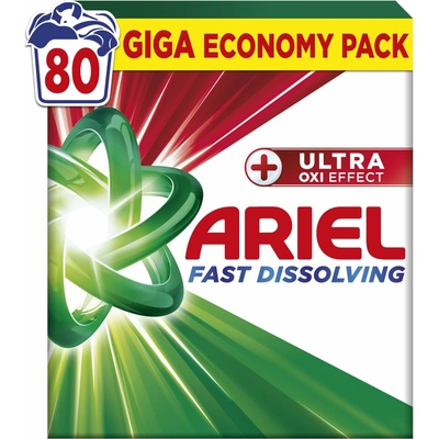 Ariel Oxi + Ultra prací prášok 80 PD