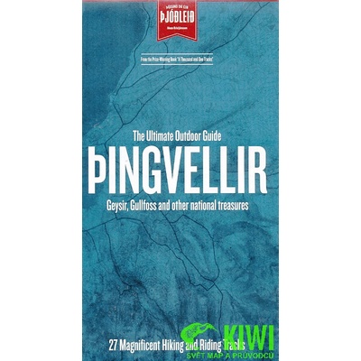 mapa Thingvellir 1:100 t. Sogur