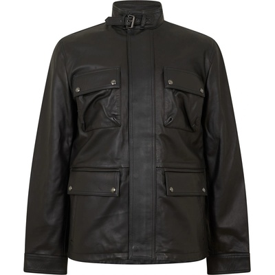 Belstaff Яке Belstaff Men's Grant Leather Jacket - Black