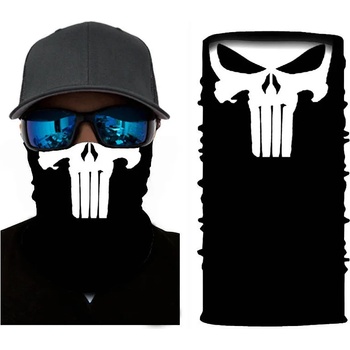 Hoodstyle Бандана шал Наказателят HoodStyle Bandana The PunisherBNP-S78 - Черен, размер