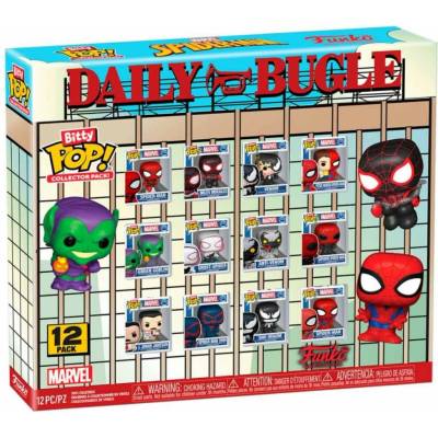 Funko Bitty Pop! 12 Pack Marvel Collector Pack Spider Man