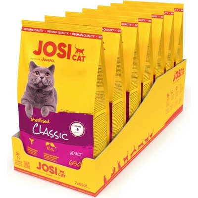 JOSERA JOSICAT ADULT STERILISED CLASSIC 7 x 0,65 kg