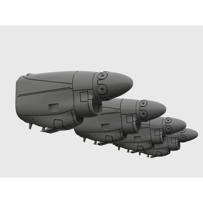 Brengun C-130J Engine set resin correction set 1:72