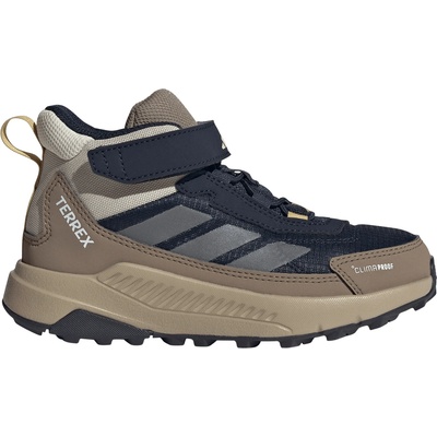 adidas Terrex Детски туристически обувки adidas Terrex Kid's Anylander Mid ClimaProof CF Walking boots - Legend Ink / Grey Five / Khaki Six - размер 28 (EU) (702-5786-0311)
