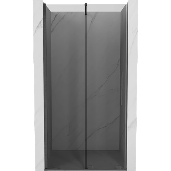 Mexen Velar плъзгащи се душ врати 100 см, графит, четкано gun gray - 871-100-000-41-66 (871-100-000-41-66)