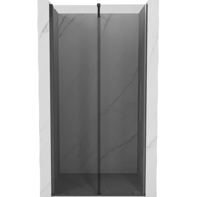Mexen Velar плъзгащи се душ врати 100 см, графит, четкано gun gray - 871-100-000-41-66 (871-100-000-41-66)