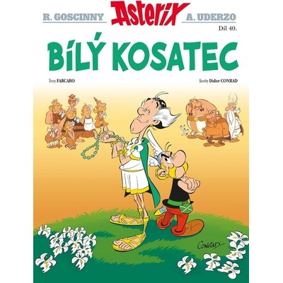 Asterix 40 - Bílý kosatec - René Goscinny, Albert Uderzo ilustrátor, Didier Conrad ilustrátor