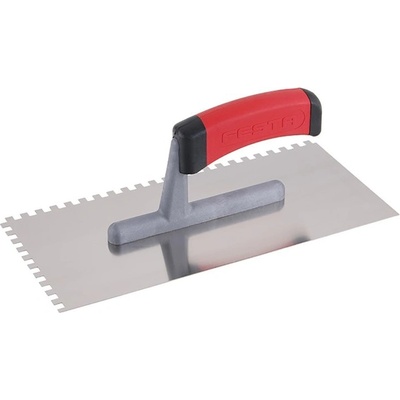 Hladítko FESTA nerez gumová rukojeť 280x130mm zub e6