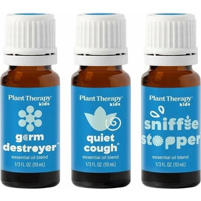 Plant Therapy KidSafe Feelin' Good Cítim sa dobre set 3 zmesí esenciálnych olejov 3 x 10 ml