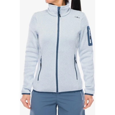 CMP Haze Jacket Knitted sky blue/bianco
