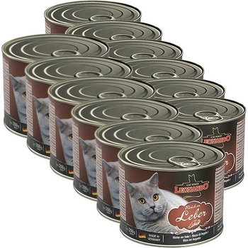 Leonardo cat Pečeň 12 x 200 g