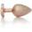 Boss of Toys Plug-Jewellery Pearl Gold Heart PLUG- Clear L