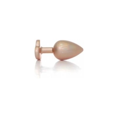 Boss of Toys Plug-Jewellery Pearl Gold Heart PLUG- Clear L