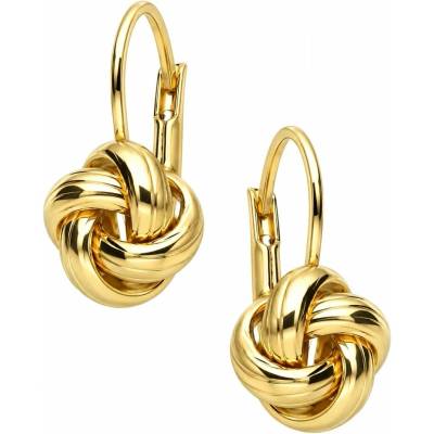 Zlaton Náušnice žluté zlato uzel visací 1.6cm 1.80g N04052602804