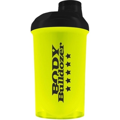 BodyBulldozer Šejker BODYBULLDOZER neónovo žltý 500 ml - BodyBulldozer
