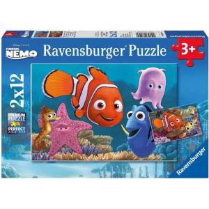 Ravensburger - Puzzle 2x12 Disney: Finging Nemo - 1 - 39 piese