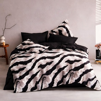 EmonaMall Двулицево спално бельо с ластик EmonaMall, 6 части - Модел S19075 (S19075-12000e)