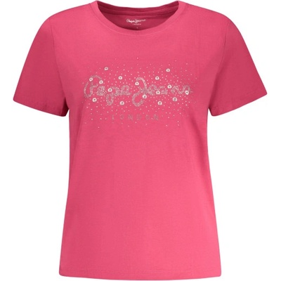 PEPE JEANS Дамска тениска с къс ръкав pepe jeans, Размер xs, Цвят Роза (pl5000078brady_rs387)