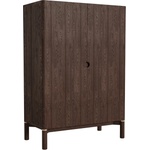 Unique Furniture Тъмнокафяво шкафче от декор от дъб 90x130 cm Arun - Unique Furniture (50194710)
