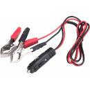 HERON Kábel so štipcami na 12V, autozástrčka 8898142