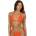 SALTY CREW Seafarer solids tri bikini top - Orange (Cherry)