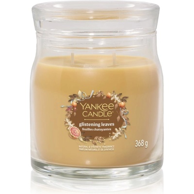 Yankee Candle Glistening Leaves ароматна свещ Signature 368 гр